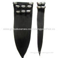 2013 Best Quality Beautiful Hair Clip-in Hair Extension, Made of 100% Human Hair